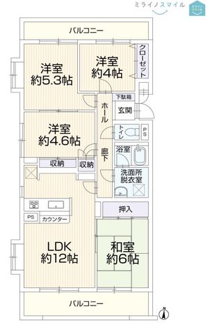 2面バルコニー・ペット飼育可・末野原駅まで徒歩12分です♪スーパー・コンビニも徒歩5分圏内で便利です！