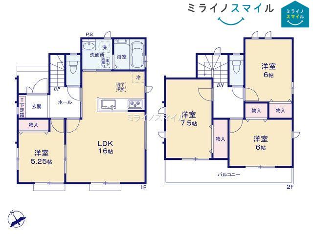 1号棟　間取り図