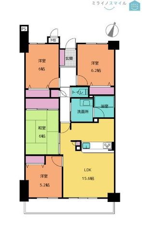 グランドハイツ印場駅前　2階【駅徒歩1分・白鳳小学校】